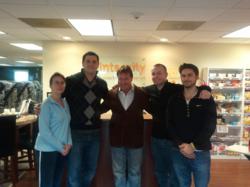 Donna Wisniewski, Ben Krymis, Rocco Boulay, Mike Malone and Thomas Casciano
